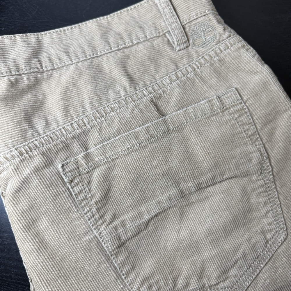 TIMBERLAND Classic Beige‎ Corduroy Cord Mens 38x32 Straight Leg Trousers Pants